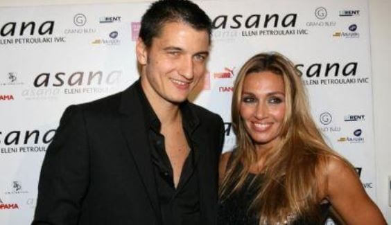 Vladimir Ivic's brother, Ilija Ivic, with his wife.